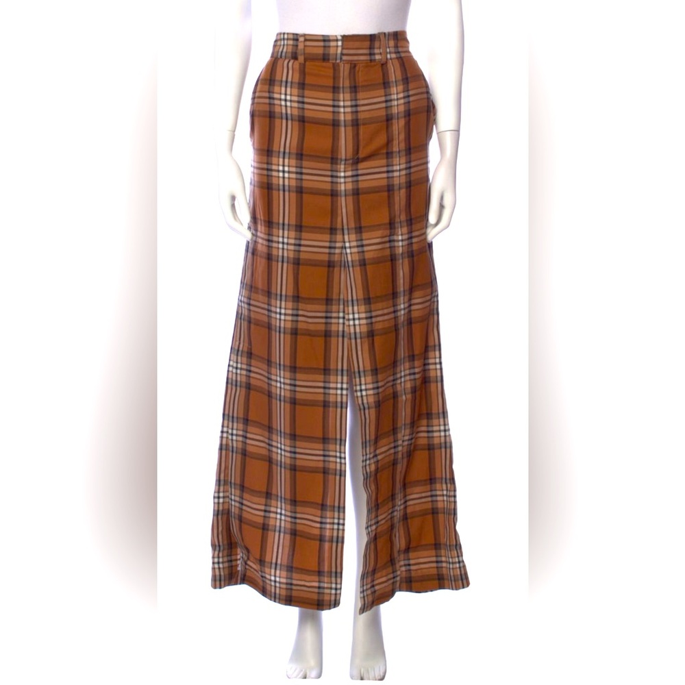 A.W.A.K.E. MODE Plaid Maxi Skirt